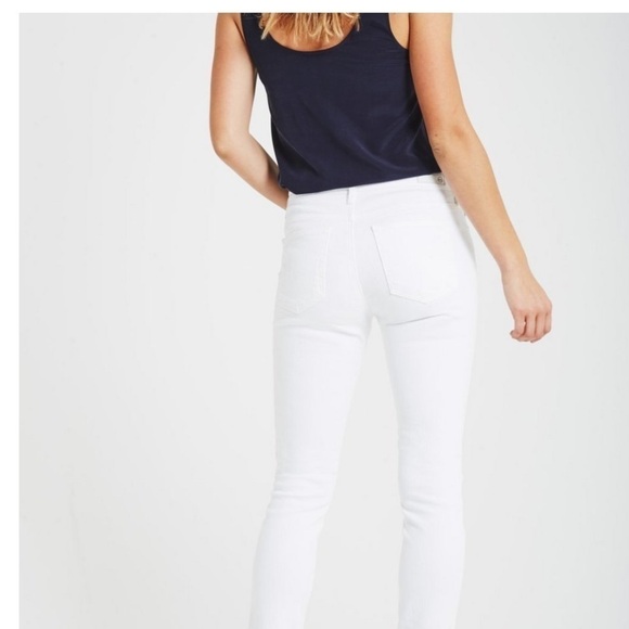 Adriano Goldschmied The prima cigarette leg cream coloured jeans sz 26R - Picture 3 of 13